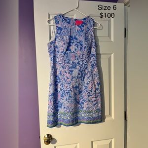 Lilly Pulitzer, size 6, mila shift